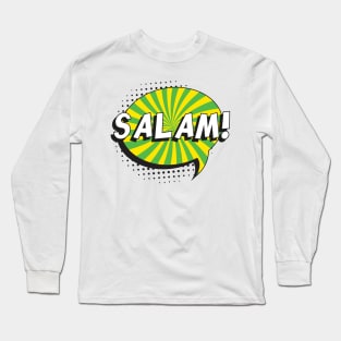 Say "HELLO" in arabic Long Sleeve T-Shirt